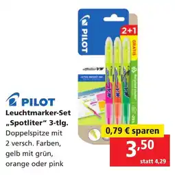 Pagro Diskont Leuchtmarker-Set ,,Spotliter Angebot