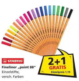 Pagro Diskont Fineliner,,point 88 Angebot