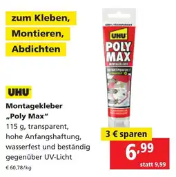 Pagro Diskont Montagekleber ,,Poly Max Angebot