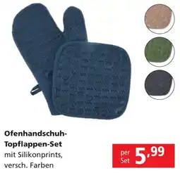 Pagro Diskont Ofenhandschuh- Topflappen-Set Angebot