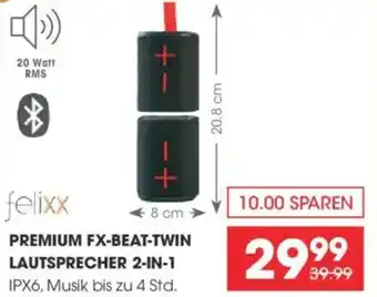 Libro Premium fx-beat-twin lautsprecher 2-in-1 Angebot