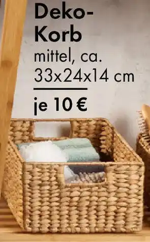 TEDi Deko- Korb Angebot