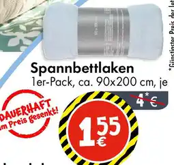 TEDi Spannbettlaken Angebot