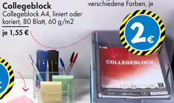 TEDi Collegeblock A4 Angebot