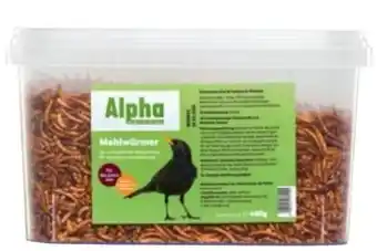 Lagerhaus Alpha Wildvogel Mehlwürmer Angebot