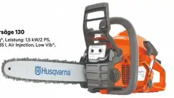 Lagerhaus Husqvarna Benzin-Motorsäge 130 14 Angebot