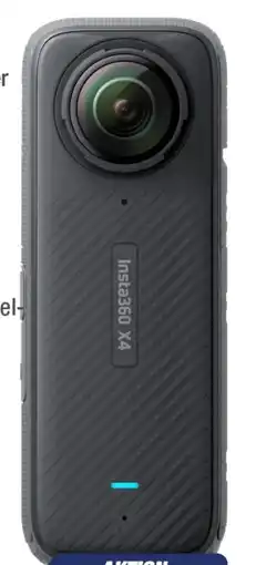 e-tec Insta 360 X4 360-Grad-Action-Kamera Angebot