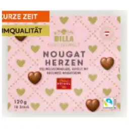 Billa Nougat Herzen BILLA Angebot