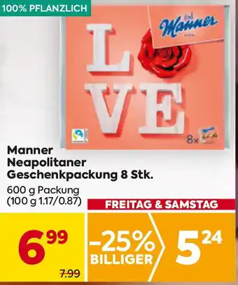 Billa Manner Neapolitaner Geschenkpackung Angebot