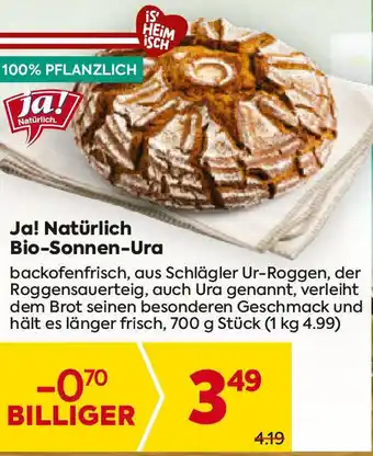 Billa Bio-Sonnen-Ura Angebot