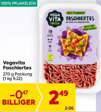 Billa Vegavita Faschiertes Angebot
