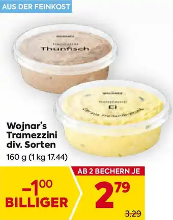 Billa Wojnar's Tramezzini Angebot