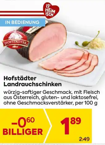 Billa Hofstädter Landrauchschinken Angebot