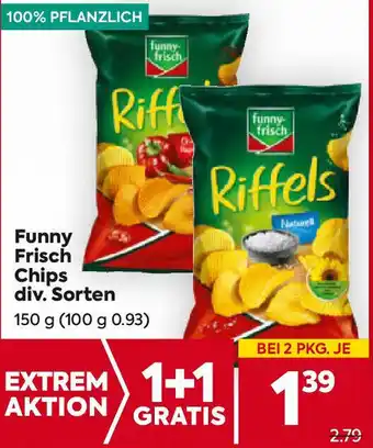 Billa Funny Frisch Chips Angebot