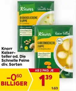 Billa Knorr Kaiser teller od. Die Schnelle Feine Angebot