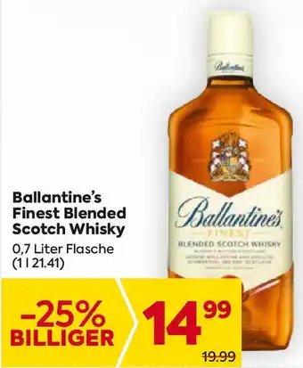 Billa Ballantine's Finest Blended Scotch Whisky Angebot