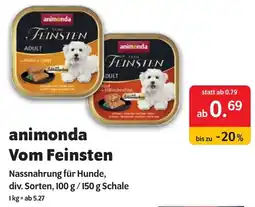 Das Futterhaus animonda Vom Feinsten Angebot