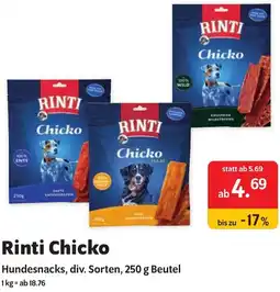 Das Futterhaus Rinti Chicko Angebot