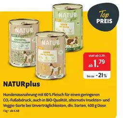 Das Futterhaus NATUR plus Angebot