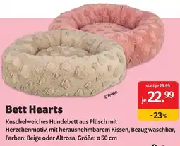 Das Futterhaus Bett Hearts Angebot