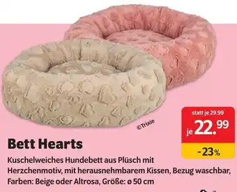 Das Futterhaus Bett Hearts Angebot