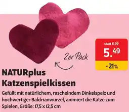 Das Futterhaus NATURplus Katzenspielkissen Angebot