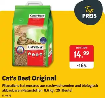 Das Futterhaus Cat's Best Original Angebot