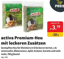 Das Futterhaus activa Premium-Heu mit leckeren Zusätzen Angebot