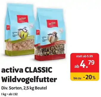 Das Futterhaus activa CLASSIC Wildvogelfutter Angebot