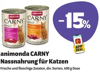 Das Futterhaus animonda CARNY Nassnahrung für Katzen Angebot