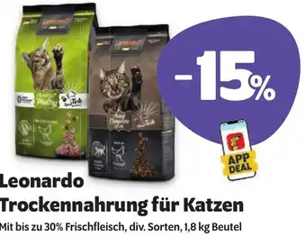 Das Futterhaus Leonardo Trockennahrung für Katzen Angebot