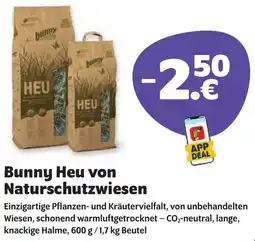 Das Futterhaus Bunny Heu von Naturschutzwiesen Angebot