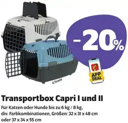 Das Futterhaus Transportbox Capri I und II Angebot