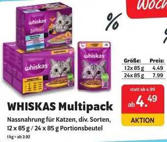 Das Futterhaus WHISKAS Multipack Angebot