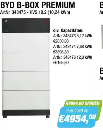 e-tec BYD B-BOX PREMIUM Angebot