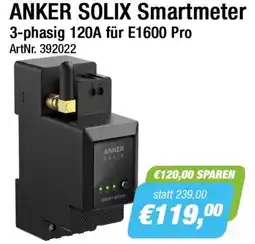 e-tec ANKER SOLIX Smartmeter 3-phasig 120A für E1600 Pro Angebot