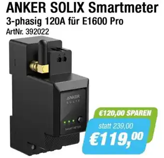 e-tec ANKER SOLIX Smartmeter 3-phasig 120A für E1600 Pro Angebot