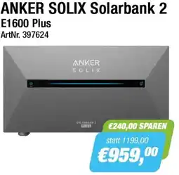 e-tec ANKER SOLIX Solarbank 2 E1600 Plus Angebot