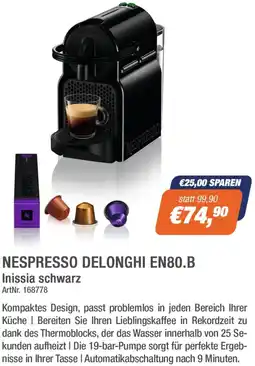 e-tec NESPRESSO DELONGHI EN80.B Angebot