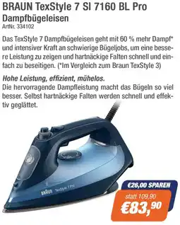 e-tec BRAUN TexStyle 7 SI 7160 BL Pro Angebot