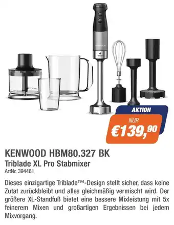 e-tec KENWOOD HBM80.327 BK Angebot