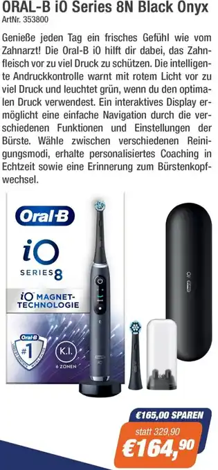 e-tec ORAL-B i0 Series 8N Black Onyx Angebot