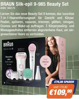 e-tec BRAUN Silk-epil 9-985 Beauty Set Angebot