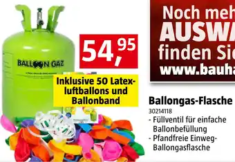 Bauhaus Ballongas-Flasche Angebot