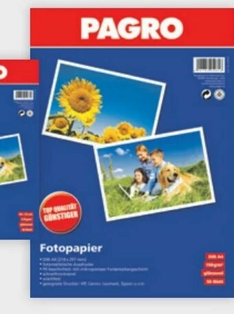 Pagro Diskont Fotopapier Angebot