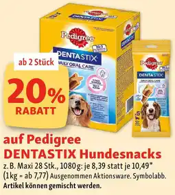 Fressnapf auf Pedigree DENTASTIX Hundesnacks Angebot