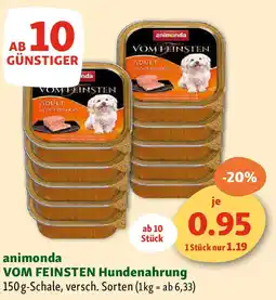 Fressnapf VOM FEINSTEN Hundenahrung Angebot