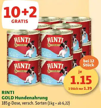 Fressnapf GOLD Hundenahrung Angebot