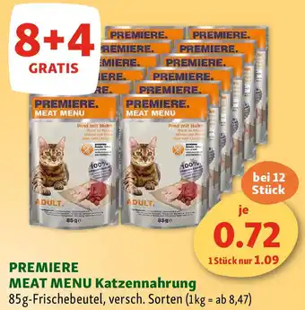 Fressnapf MEAT MENU Katzennahrung Angebot