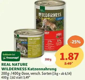 Fressnapf WILDERNESS Katzennahrung Angebot